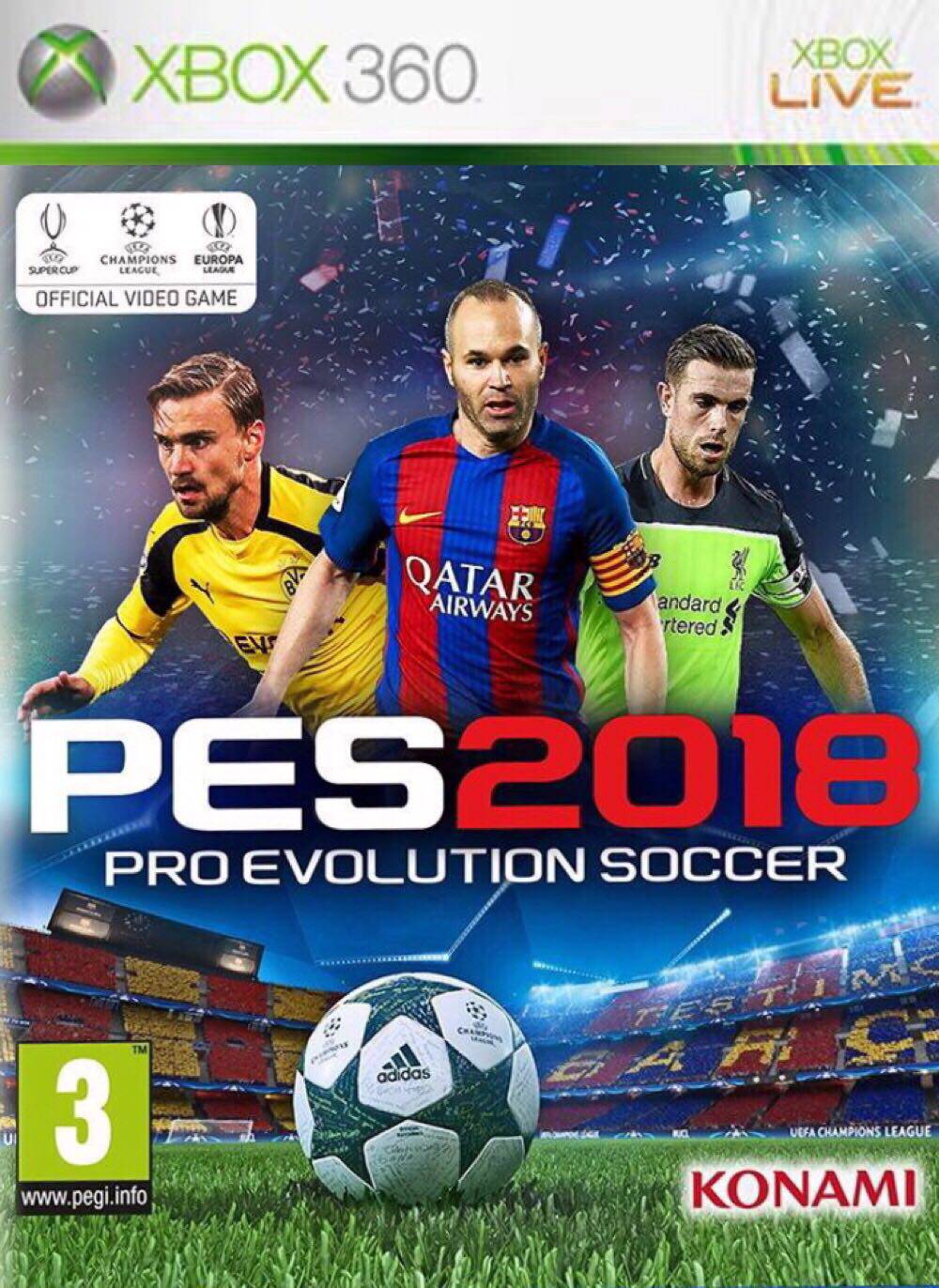 Xbox360 game live football 2018 Chinese commentary does not upgrade