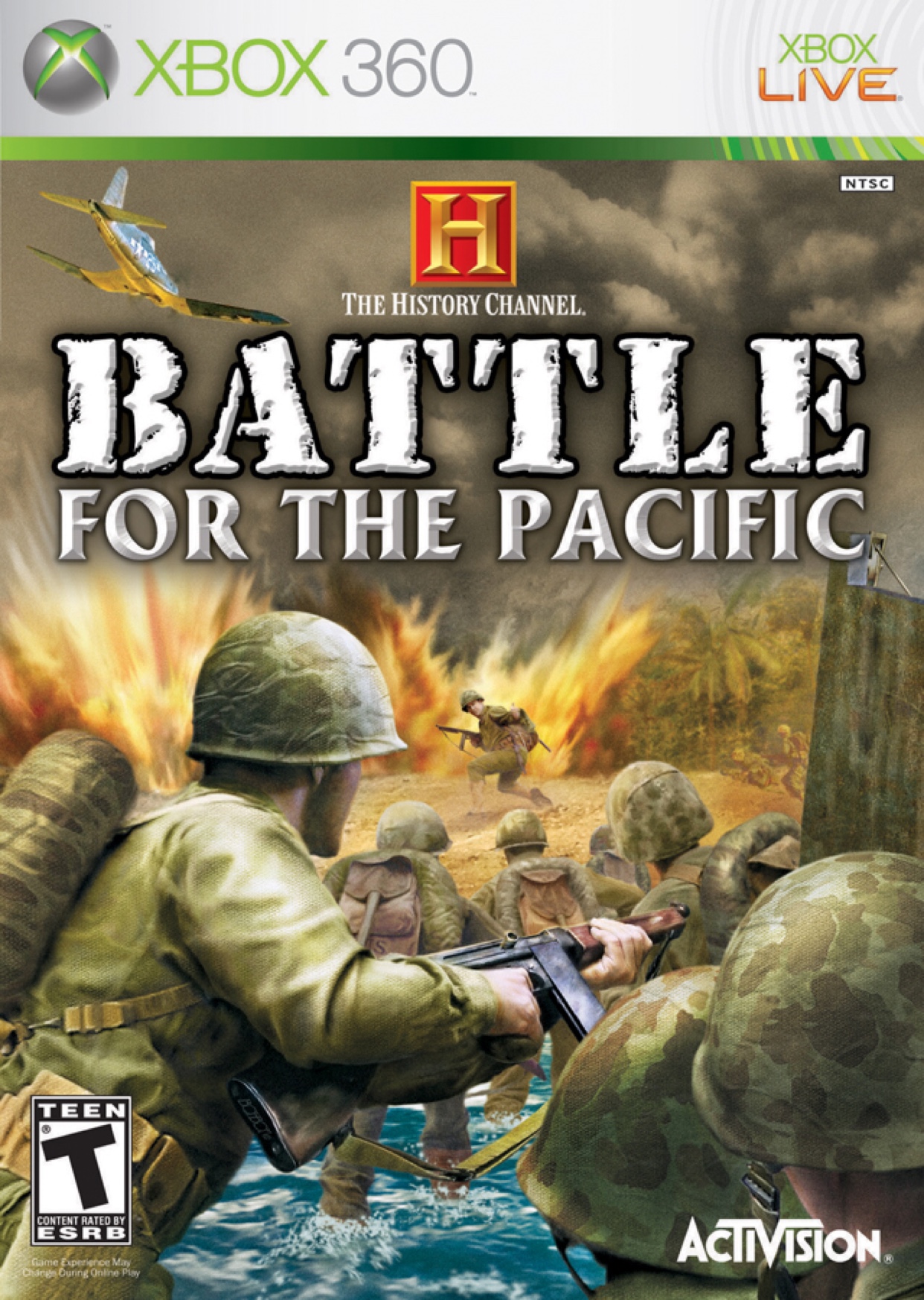 xbox360 disc game History Channel: Pacific War (5pcs, 6pcs SF Express)