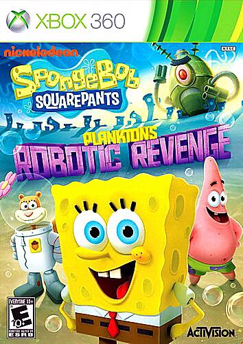 XBOX360 game disk SpongeBob SquarePants 4 ruffian boss robot revenge (buy 5, start 6 SF)