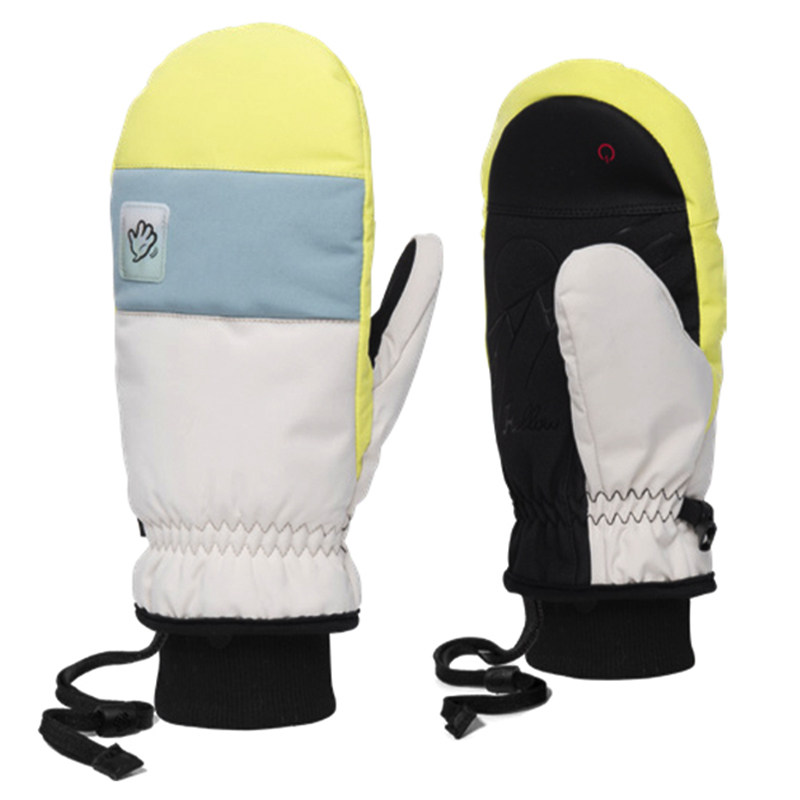 21-22 Winter models South Korean hellow veneer ski gloves for male and female waterproof and breathable warm HW06