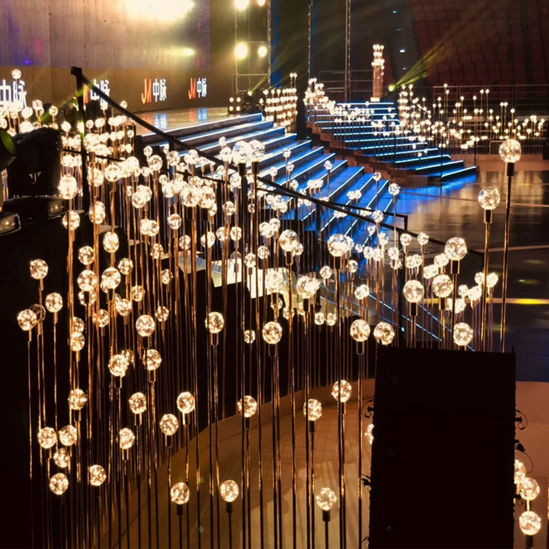 New wedding props golden dragon ball road guide full of stars light bulb road guide custom dragon ball road guide