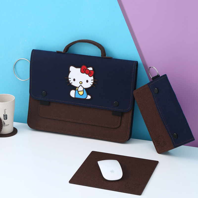 Apply Lenovo Small New air14-inch Computer Package Female Hand 15 Cartoon Cute 13 Apple 12macbook Package