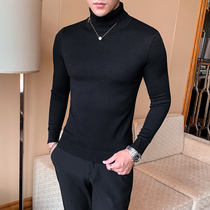 Autumn mens sweater mens Korean version of the trend of leisure new sweater mens sweater slim turtleneck sweater mens tide