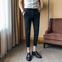 Autumn casual pants men slim foot pants men Korean trend ankle-length pants mens casual pants mens trousers