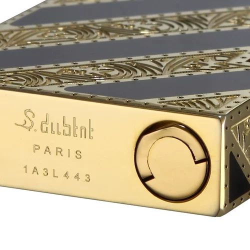 Классическая черная высококлассная зажигалка, подарок на день рождения, Франция