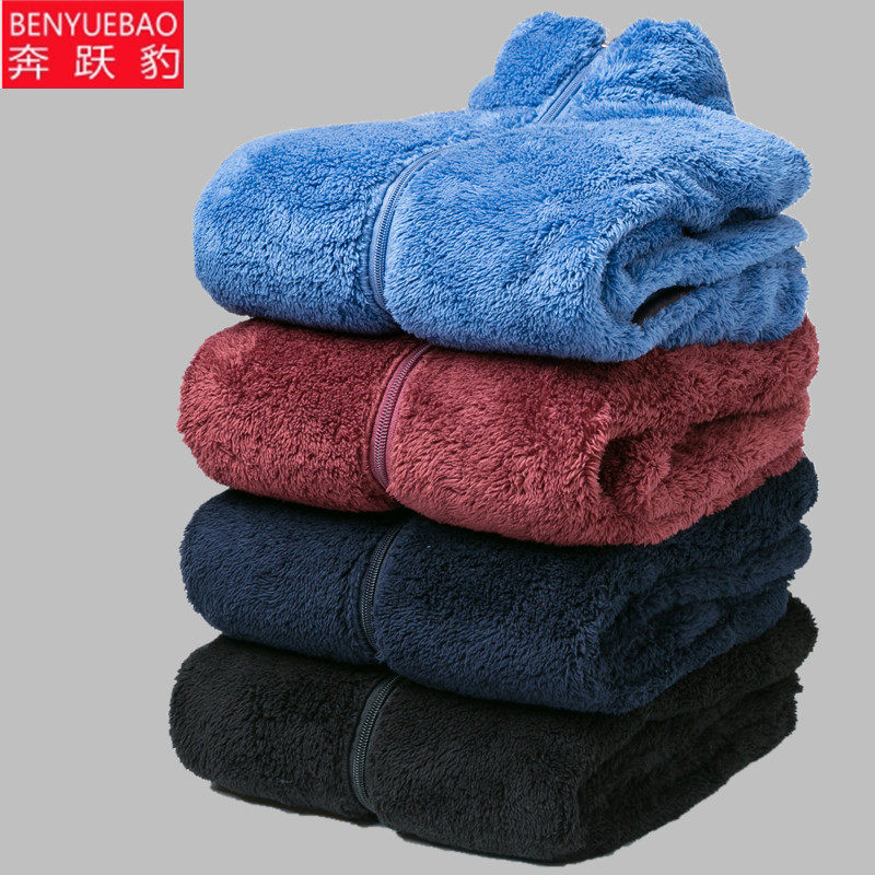 Fall and Winter Outdoor Double-Face Velvet Sweater Lady Warm Coral Velvet Case Cover