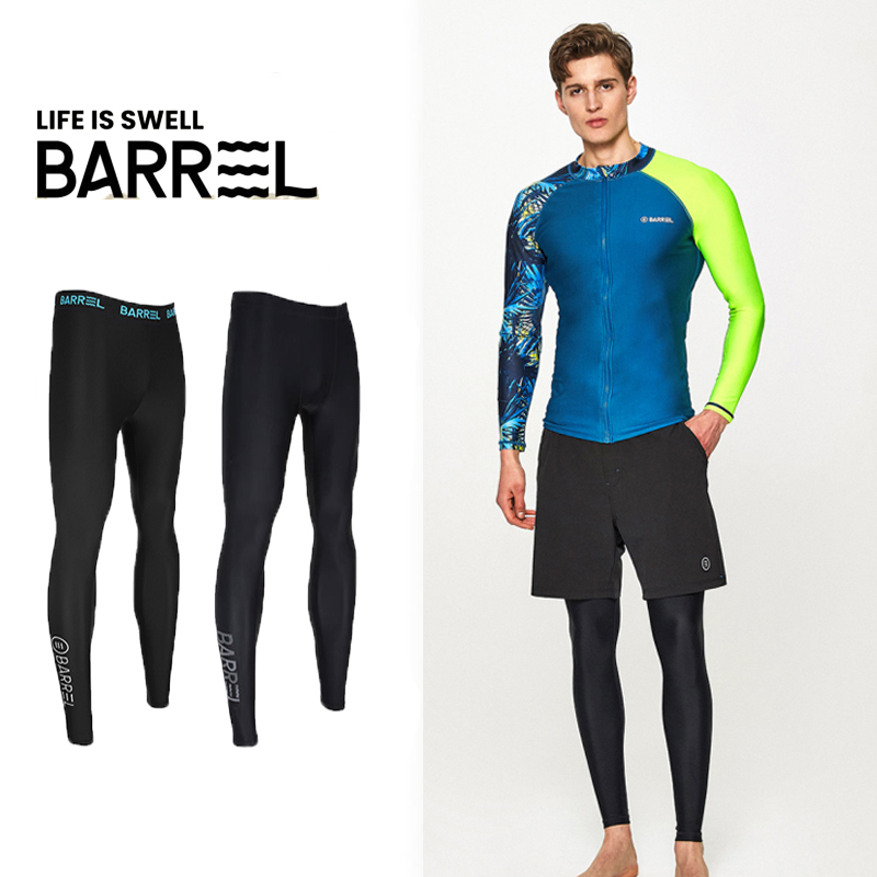 BARREL Men Malibu Outdoor Water Sports Sunscreen Quick Dry Body Skinny Sportpants Skinny Pants Tight Pants