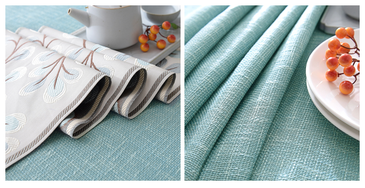 Khăn trải bàn Nhật Bản Bắc Âu vải cotton và vải lanh nhỏ tươi và đơn giản hiện đại khăn trải bàn vải cờ bàn cà phê vải vải gió tùy chỉnh khăn lót chén dĩa