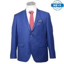 Firs Shanshan counter new blue two buttons wedding edition slim mens suit FXW606531