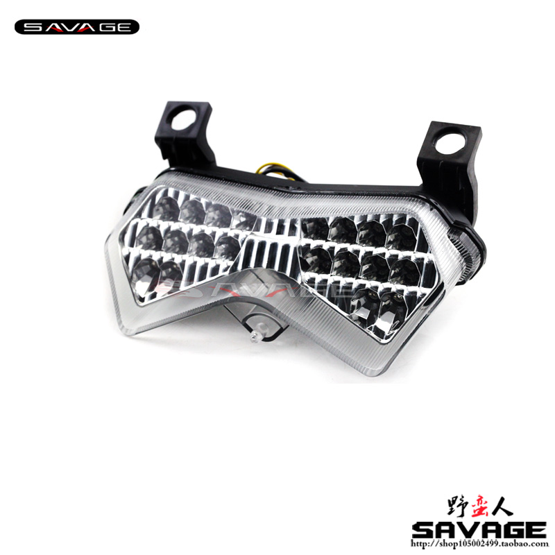 Kawasaki 636 ZX6R 2003-04 LED phanh sau sửa đổi Đèn hậu kim cương với tay lái - Đèn xe máy đèn led xe máy wave