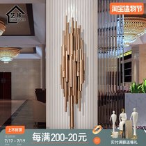 Hotel lobby Metal sculpture Clubhouse aisle Villa foyer Large floor-to-ceiling ornaments Stainless steel ornaments