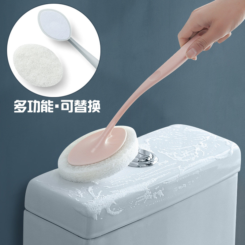 Long handle sponge brush brush floor brush dish washing sponge Magic glass bath brush Powder room toilet brush Floor brush