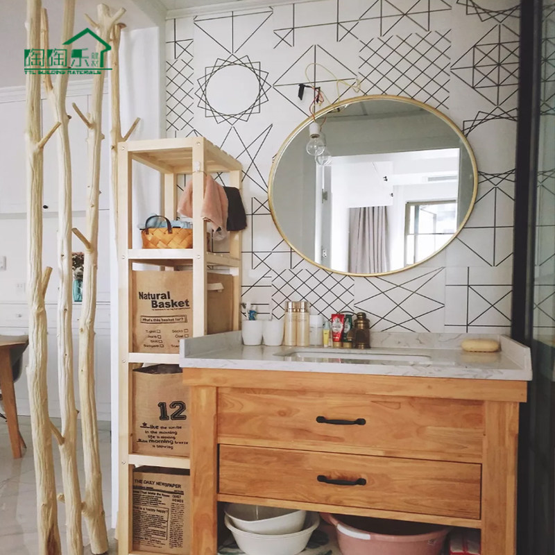 Kitchen and bathroom tiles Tiles 300x300 Nordic powder room Kitchen floor tiles Wall tiles Balcony toilet bathroom tiles tiles