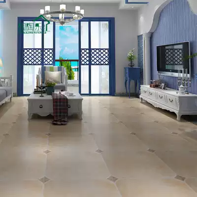 Mediterranean American antique floor tiles European style pastoral non-slip tile living room kitchen balcony all porcelain tile