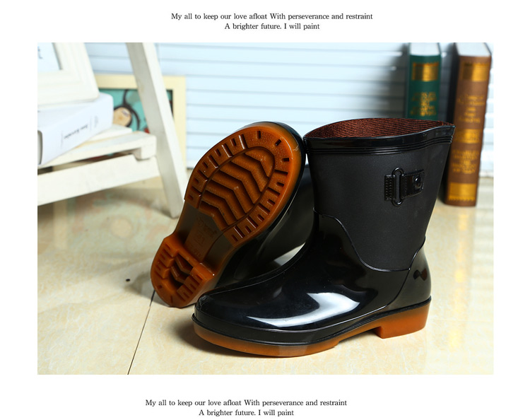Chaussures - bottes caoutchouc homme pour hiver - semelle tendon - Ref 959082 Image 18
