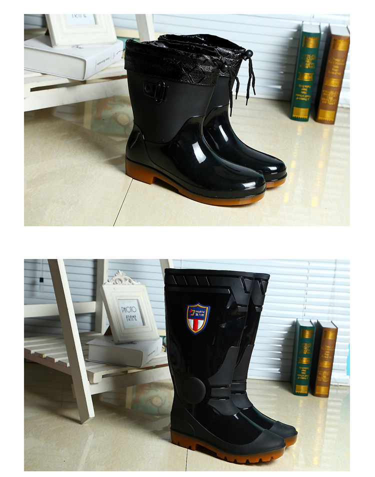 Chaussures - bottes caoutchouc homme pour hiver - semelle tendon - Ref 959082 Image 12