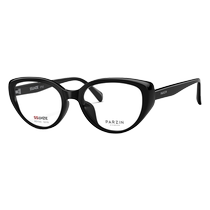 Parsons lightweight TR black-framed glasses for women retro cat-eye cosmetic frames customizable with prescription myopia glasses 31055