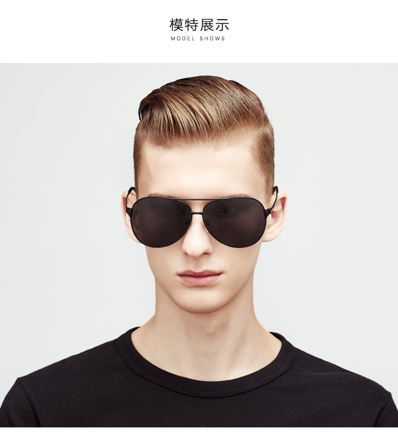 Parson Kính Mát Nam Sunglasses của Nam Giới Dòng Lái Xe Phân Cực Gương Gương Sunglasses Lái Xe Lái Xe Gương 8009