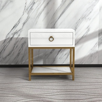  Family modern bedside table simple locker complete metal bedside storage cabinet Nordic bedside side cabinet