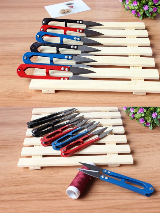 thép không gỉ sửa chữa U-stitch kéo gia đình sợi chủ đề kéo cắt kéo chủ đề Vườn - Công cụ & phụ kiện Cross-stitch tranh thêu chữ thập phong cảnh