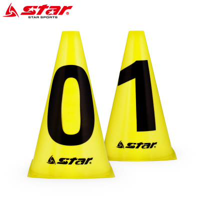 Star World Da Digital Logo Barrel Football Basketball Training Mark Barrel Road Signs Road Sign Cylinder Training Barrier