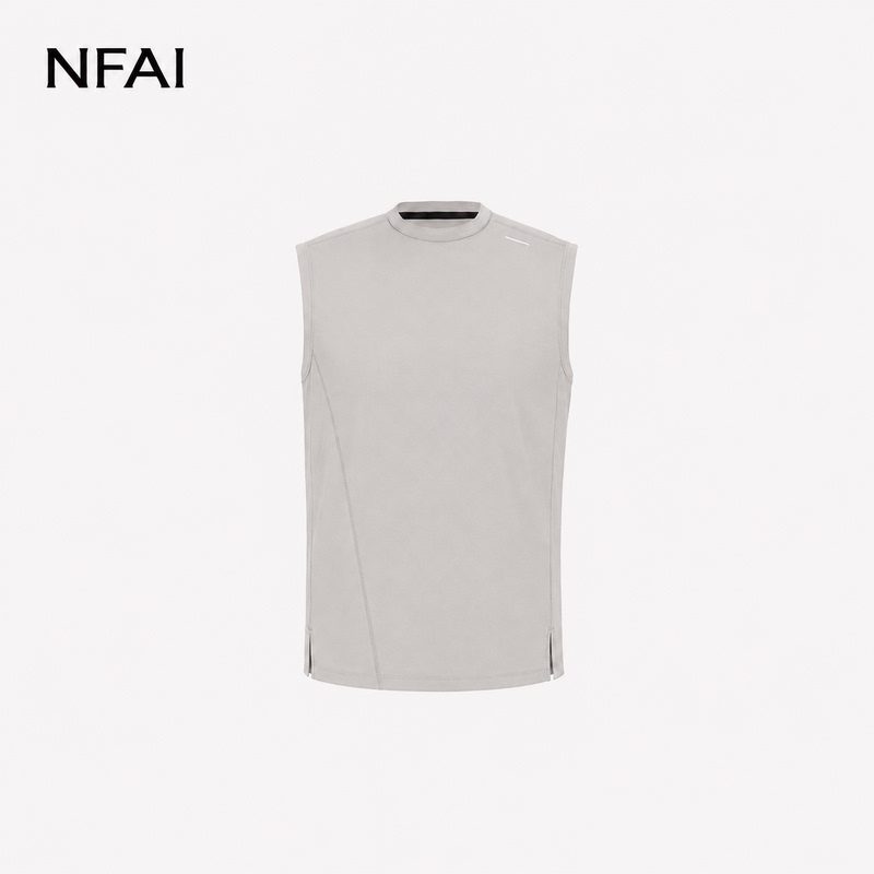 Nfai 26Ss Training Sleeveless Vest American Lycra/Swedish Deodorant/Moisture-Wicking and Quick-Drying/Lightweight and Comfortable