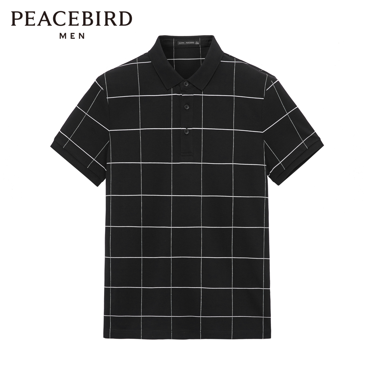 Mortbird Men's Dress New Plaid POLO Shirts Business Casual Paul Shirts B1DBB2427