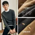 Hòa bình nam 2019 mùa đông mới kinh doanh bình thường áo len cashmere trang trí vương miện áo len xu hướng Hàn Quốc - Áo len Cashmere
