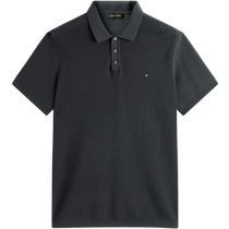 (Same style in the mall) PEACEBIRD mens polo24 summer new texture short-sleeved commuting B1EEE2115