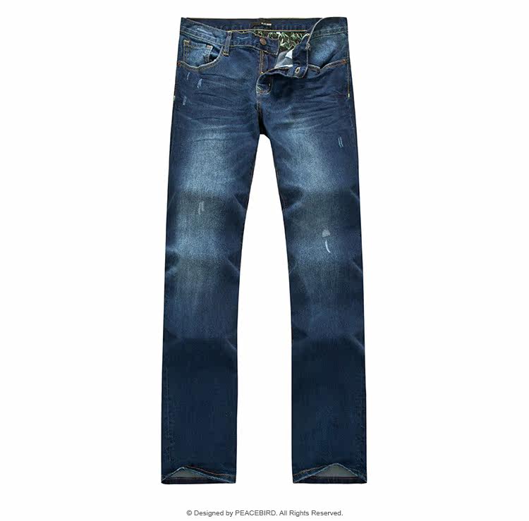Jeans pour jeunesse PEACEBIRD en coton pour automne - Ref 1480496 Image 35