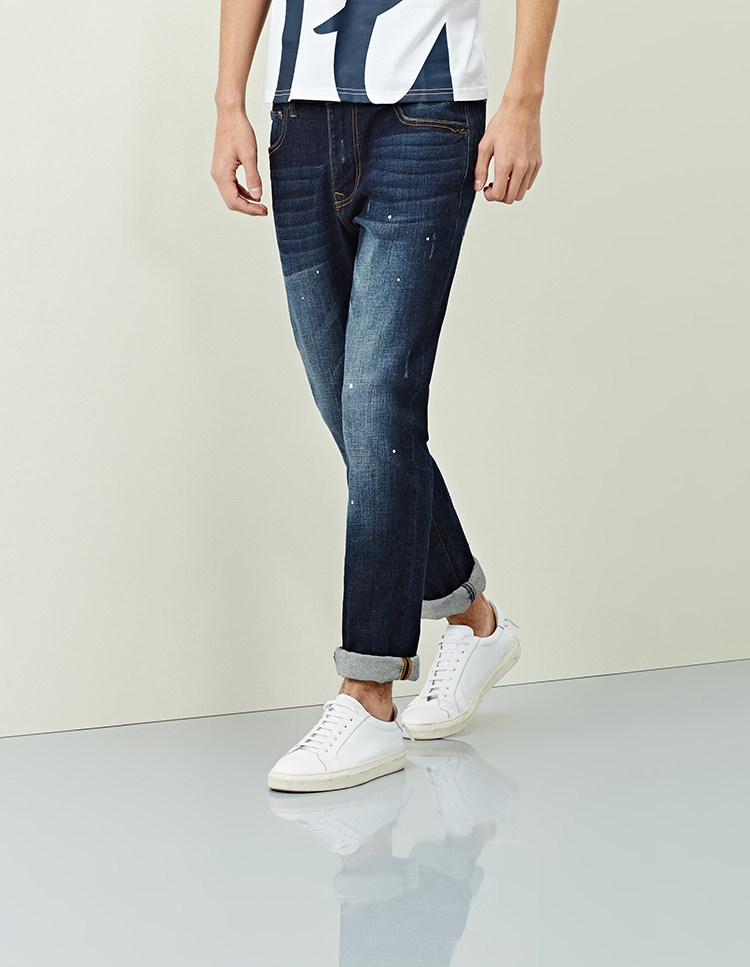 Jeans pour jeunesse PEACEBIRD en coton pour été - Ref 1480522 Image 36