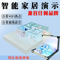 Genius smart home demonstration model sand table portable display box IoT teaching offline voice