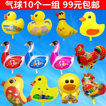 Floating cartoon balloon swan duck yellow duck balloon big rooster balloon cartoon balloon big yellow duck eagle balloon