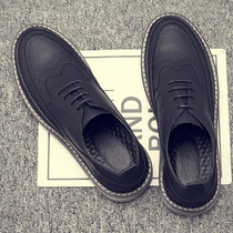 Brock Mens Shoes Autumn 2021 New Korean Fashion Mens Leisure trendy shoes British Joker Breathable Leather Shoes