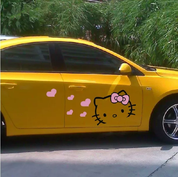 Hello kitty, мультяшная милая наклейка