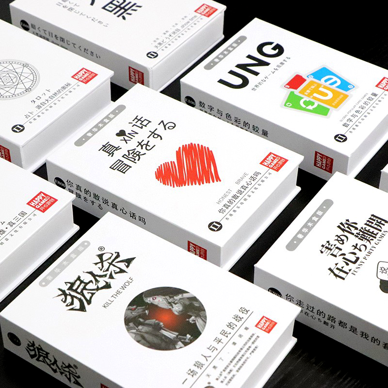 Three Kingdoms Werewolf Killing, Please Close Your Eyes at Darkness, UN Tarot Cards, Dirty Undercover, The Truth Will Hurdle Your Heart, Party Casual Board Game