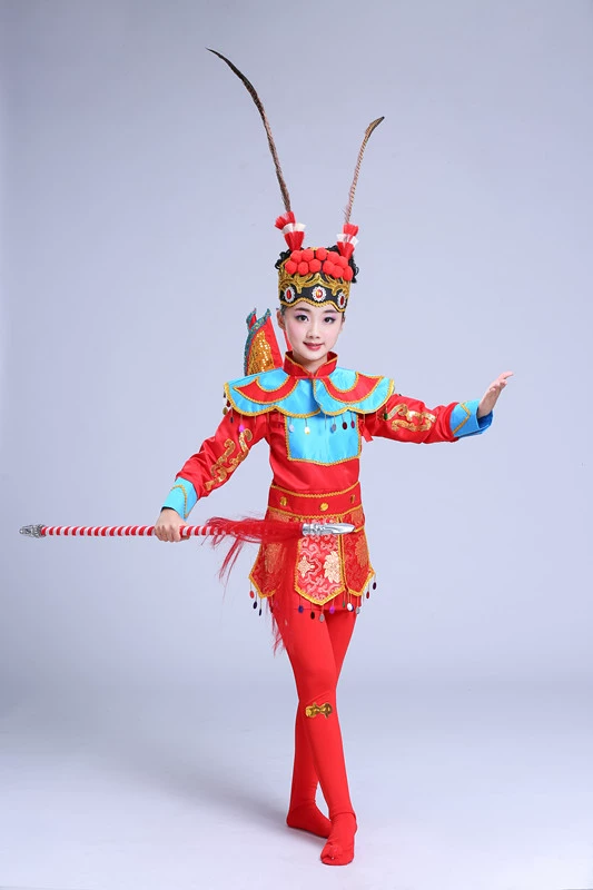 Qiao Hua Dan trang phục trẻ em của Bắc Kinh opera trang phục có một trang phục khiêu vũ Xiaohuadan trẻ em drama trang phục