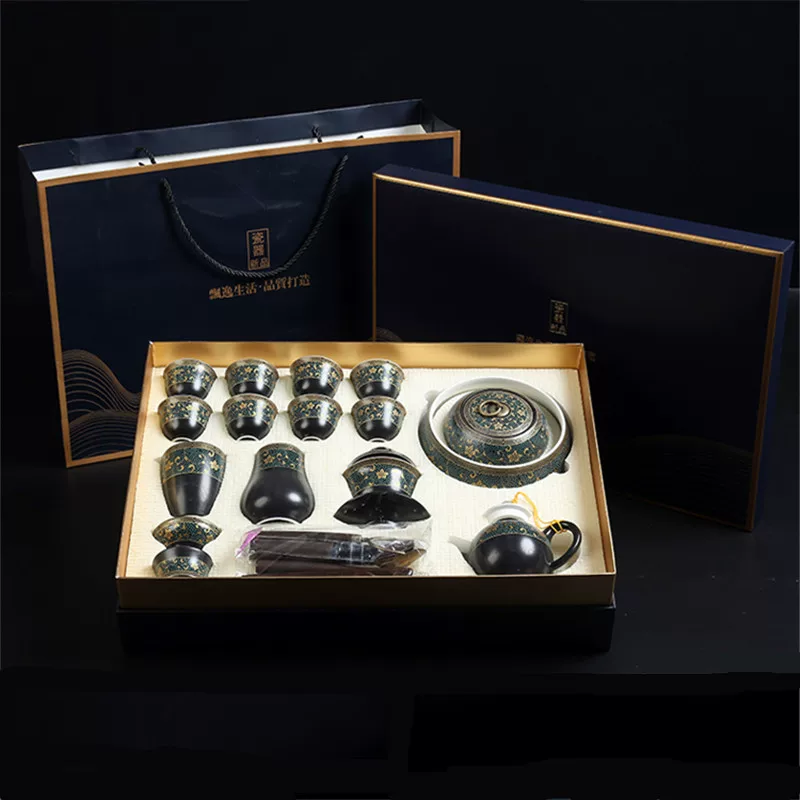 Высококлассный чайный набор, керамический чайник, чашка для чая, gift box