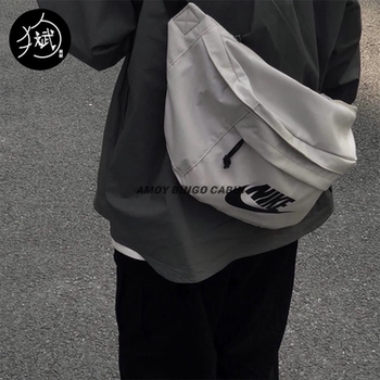 Nike wang yibo's same style as men and women's large crossbody backpack