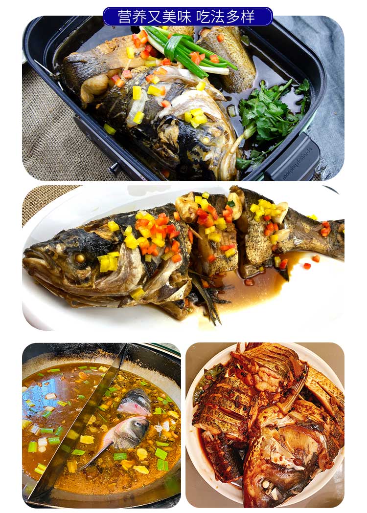 首农旗下 百年栗园 北京密云水库花鲢鱼 1.2kg/条 图4