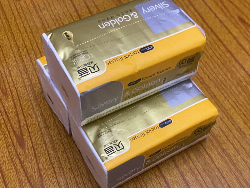 【408 Sheets Gold-Pack Thickened Beiyin Tissue Paper Series Tissues for Mother and Baby, Household, Commercial Use, Water-Resistant Napkins】