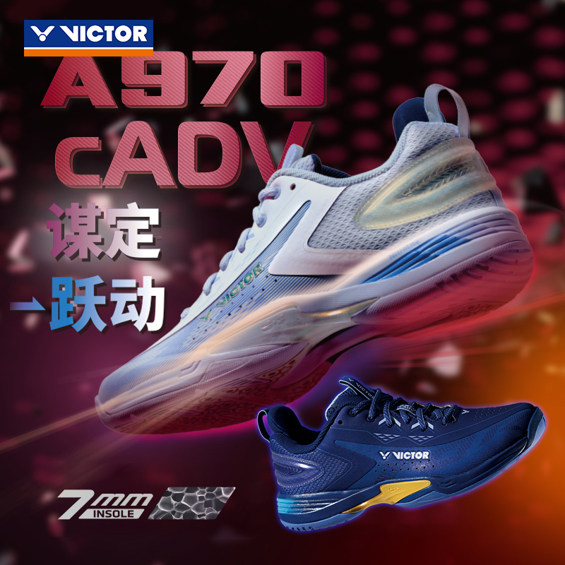 Victor A970Cadv Badminton Shoes Are Comprehensive in Terms of Both Men's and Women's Models, Featuring Shock Absorption and Anti-Slip Features for Professional Competition Victor A970Cadv Badminton Shoes Are Comprehensive in Terms of Both Men's and Women's Models, Featuring Shock Absorption and Anti-Slip Features for Professional Competition