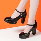Ципао, водонепроницаемые комфортные туфли на высоком каблуке на платформе