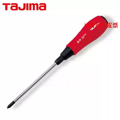 Japan Tajima screwdriver Phillips screwdriver Phillips screwdriver Screw screwdriver rubber handle RJ Thor series