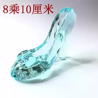 Large imitation crystal high heels Plastic acrylic playground digging gem pushing sugar machine Reward gift decoration toy