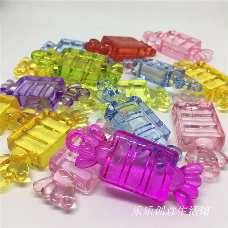 Toy candy acrylic game gem beaded children's props baby colorful