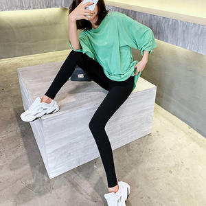 夏季薄款紧身鲨鱼皮收腹提臀打底裤