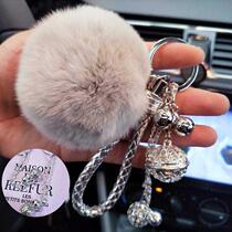 Pink womens bag retro backpack car car palace bell Korean joker bag key ring car multi-function Japanese