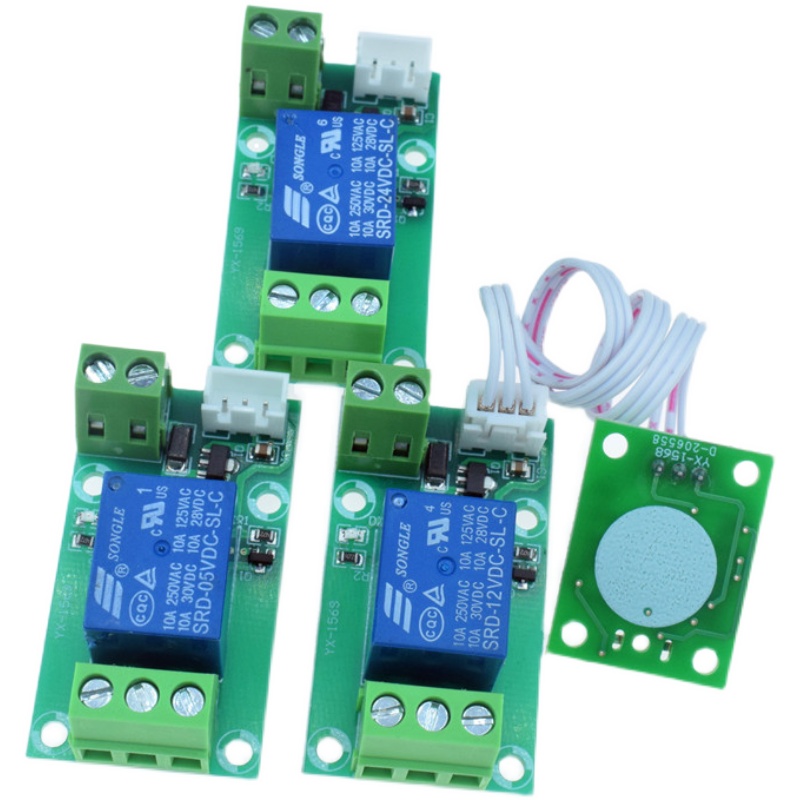 5V 12V24V1 capacitive touch button module can be used as computer boot keys self lock function