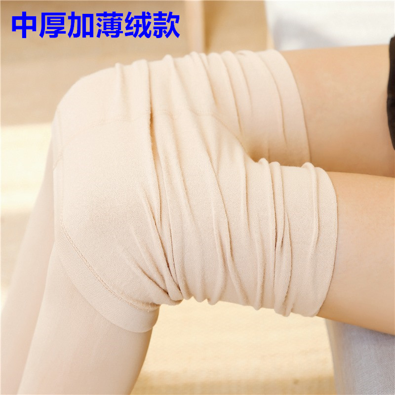 Mùa xuân và mùa thu với quần legging nhung mỏng và quần nữ cộng với quần nhung dày bên trong và bên ngoài mặc một quả bóng mỏng shop thoi trang